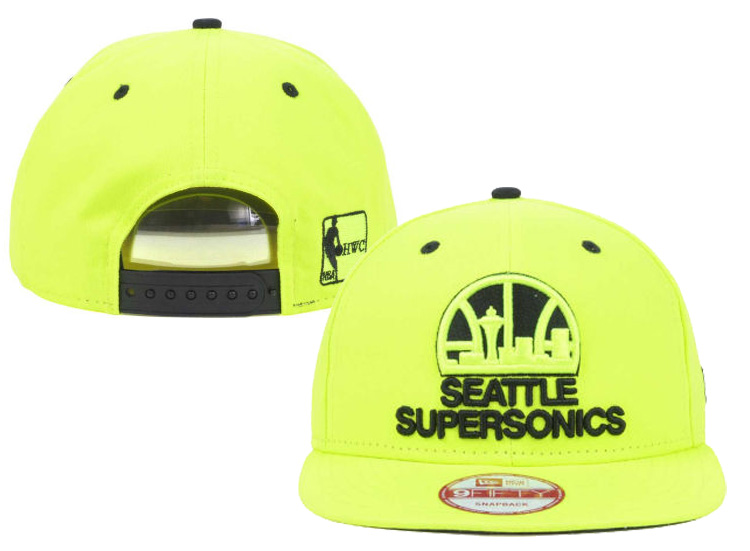 NBA Seattle Super Sonics NE Snapback Hat #05